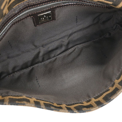 Fendi * Brown Zucca Baguette Handbag