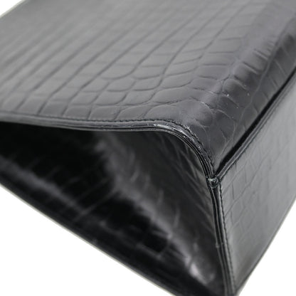 Salvatore Ferragamo * Black Gancini Shoulder Bag