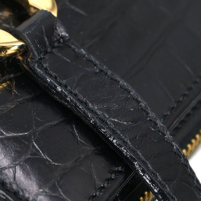 Salvatore Ferragamo * Black Gancini Shoulder Bag