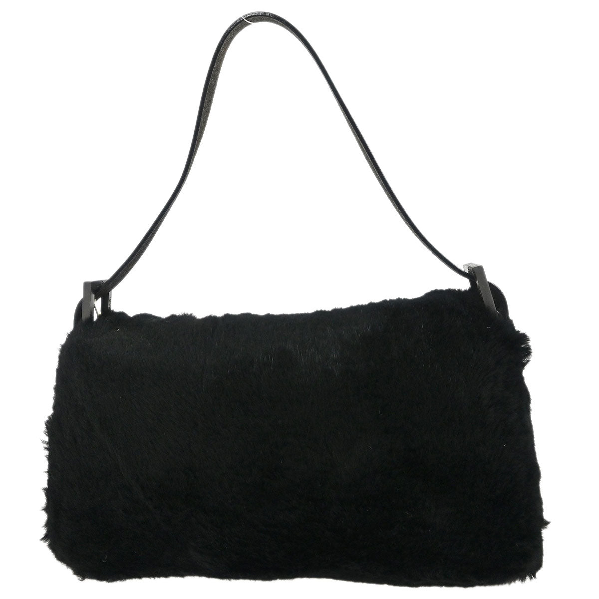 Fendi * Black Fur Baguette Handbag