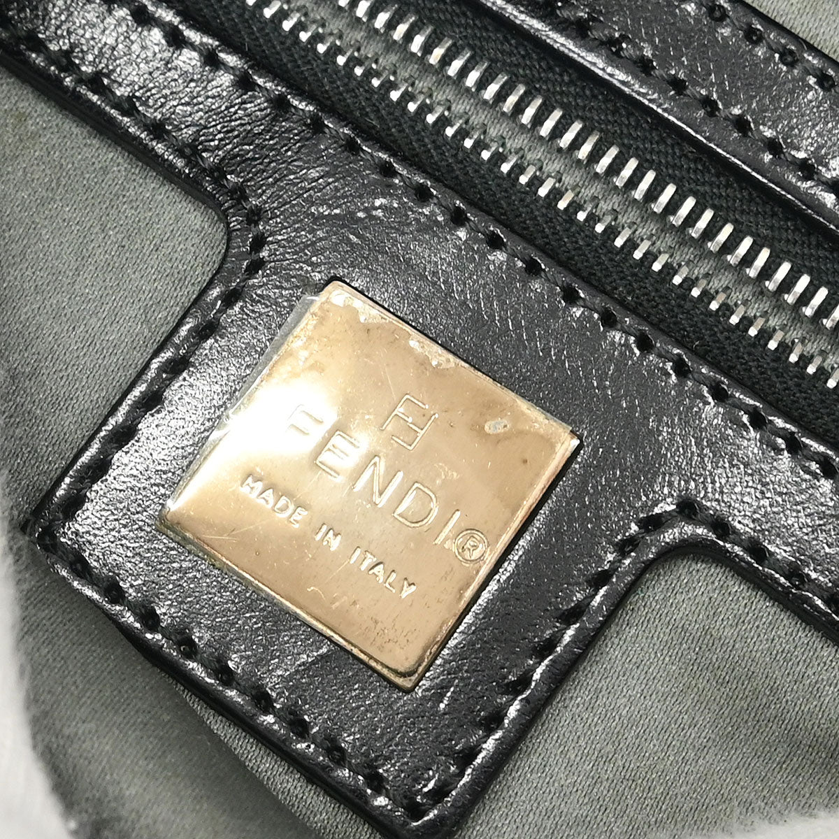 Fendi * Black Fur Baguette Handbag