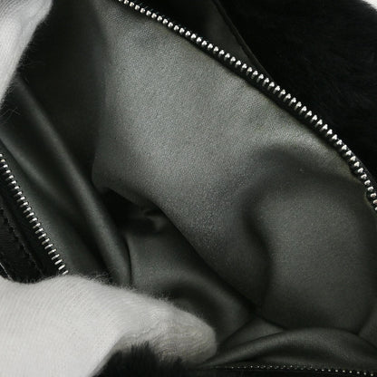 Fendi * Black Fur Baguette Handbag