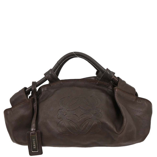 Loewe Brown Lambskin Nappa Aire Tote Bag
