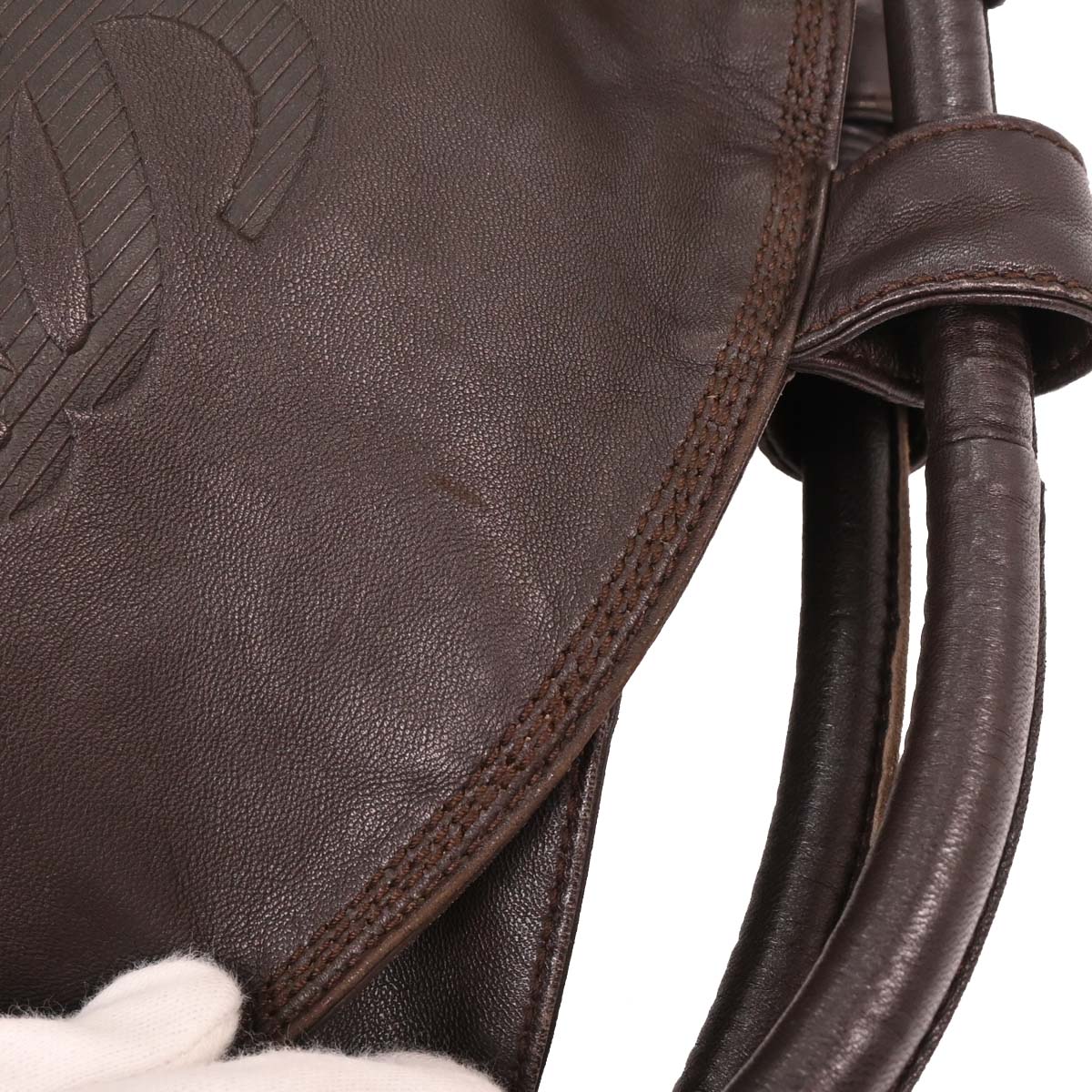 Loewe Brown Lambskin Nappa Aire Tote Bag