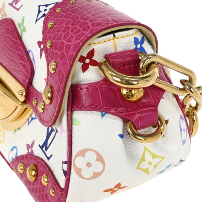 Louis Vuitton * Pink Multicolor Crocodile Marilyn M40450