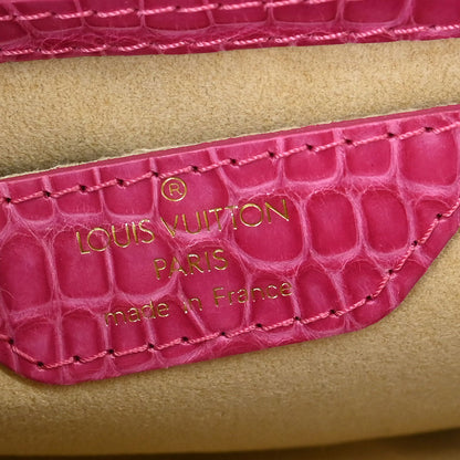 Louis Vuitton * Pink Multicolor Crocodile Marilyn M40450