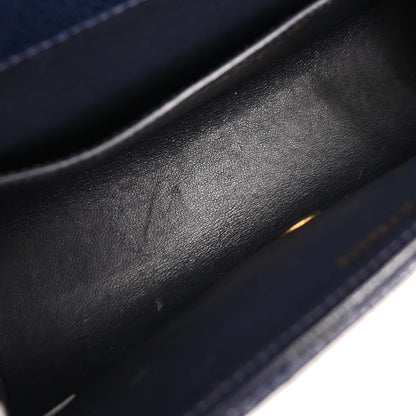 Chanel 1994-1996 Navy Caviar Shoulder Bag