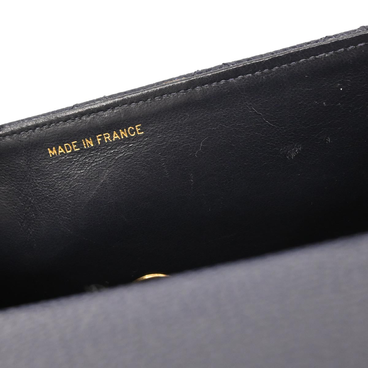 Chanel 1994-1996 Navy Caviar Shoulder Bag