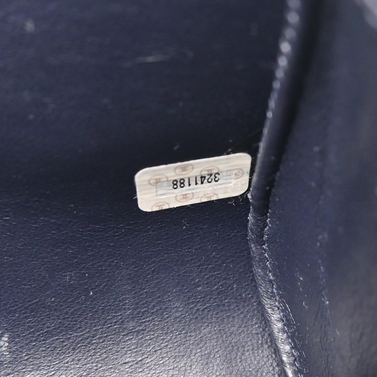 Chanel 1994-1996 Navy Caviar Shoulder Bag