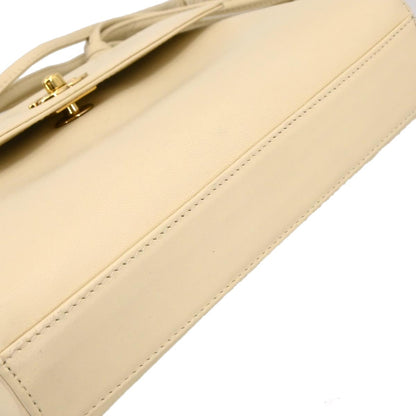 Chanel 1997-1999 Ivory Lambskin Handbag