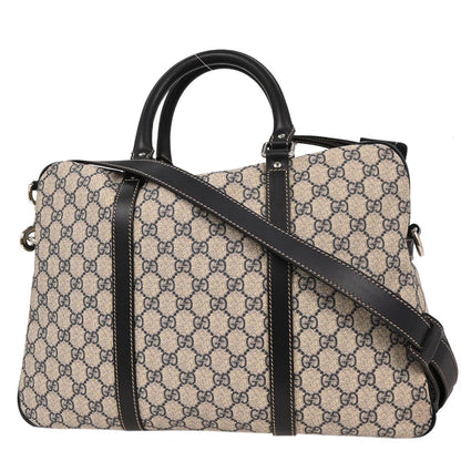 Gucci Black GG Supreme 2way Business Bag