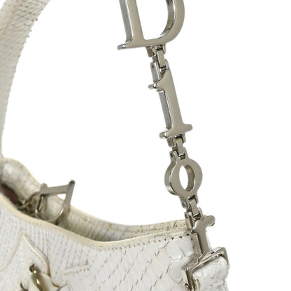 Christian Dior * White Python Ballet Corset Bag Handbag