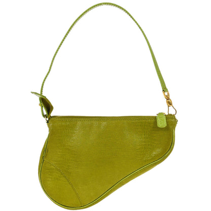 Christian Dior * Leather Saddle Handbag