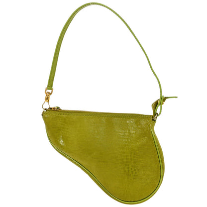 Christian Dior * Leather Saddle Handbag