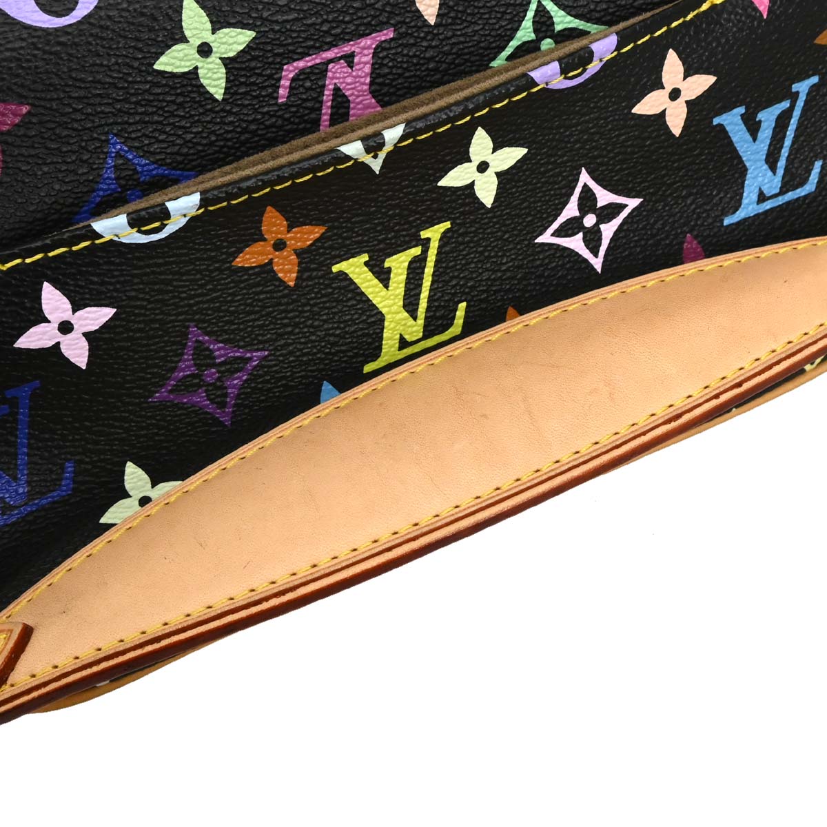 Louis Vuitton Black Monogram Multicolor Marilyn Handbag M40128