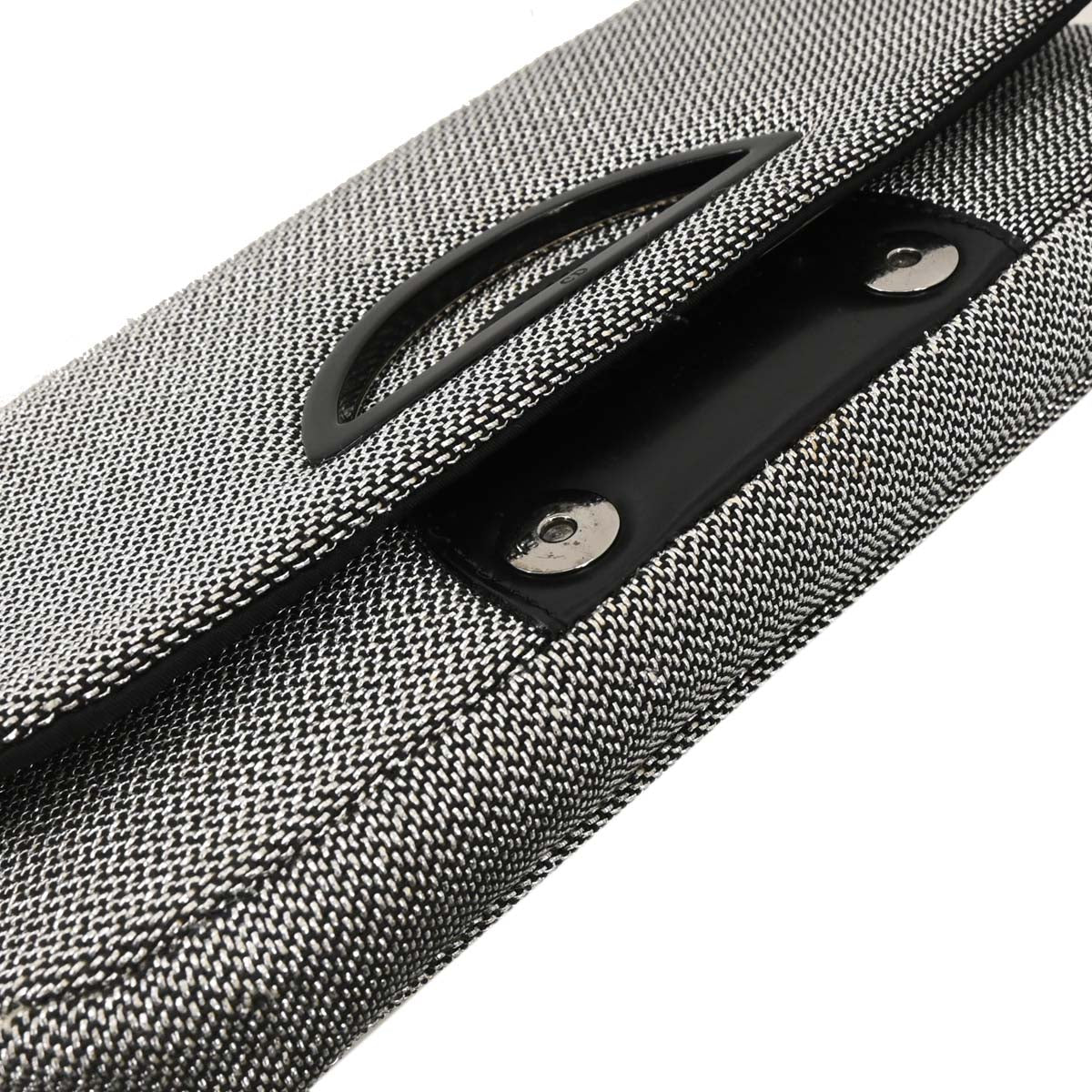 Christian Dior Silver Canvas Malice Handbag