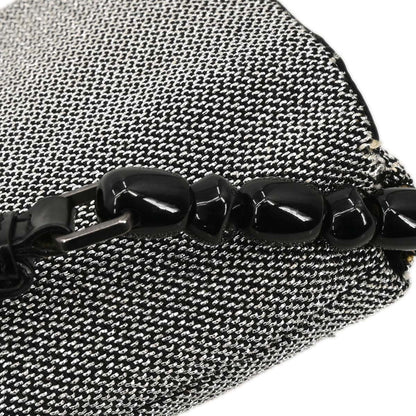 Christian Dior Silver Canvas Malice Handbag