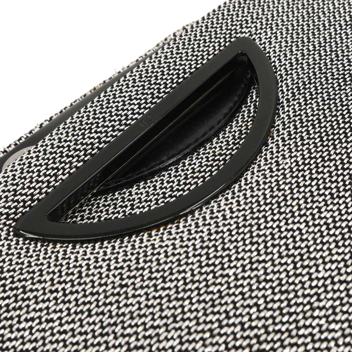 Christian Dior Silver Canvas Malice Handbag