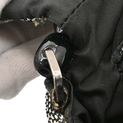 Christian Dior Silver Canvas Malice Handbag