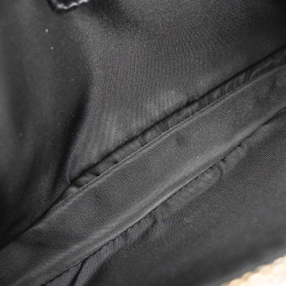 Christian Dior Silver Canvas Malice Handbag