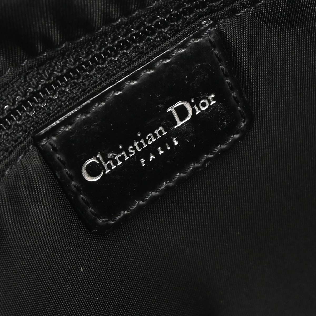 Christian Dior Silver Canvas Malice Handbag