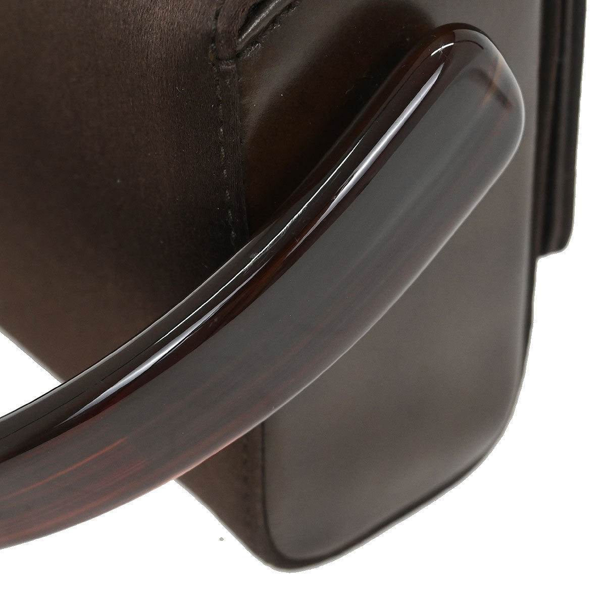 Prada Brown Satin Handbag