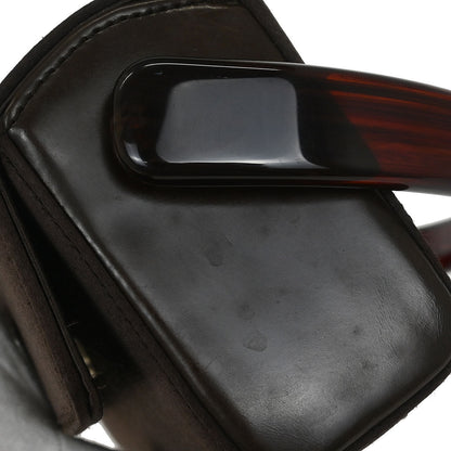 Prada Brown Satin Handbag