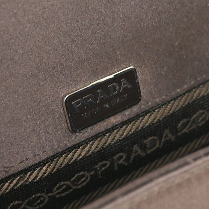 Prada Brown Satin Handbag