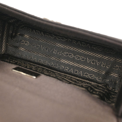 Prada Brown Satin Handbag