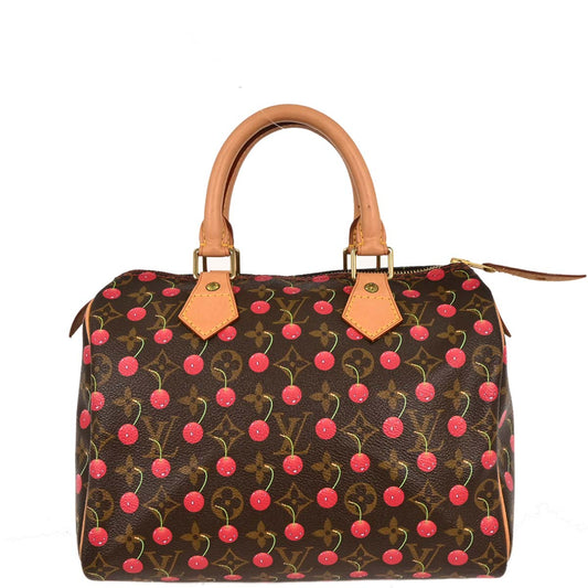 Louis Vuitton Monogram Cherry Speedy 25 Handbag M95009