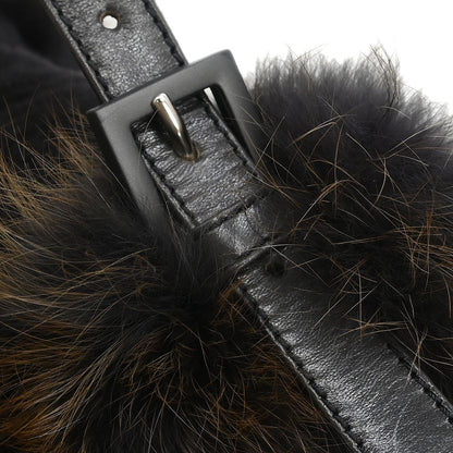 Fendi * Brown Fur Baguette Handbag