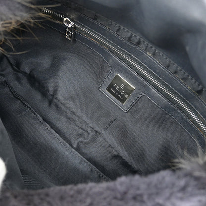 Fendi * Brown Fur Baguette Handbag
