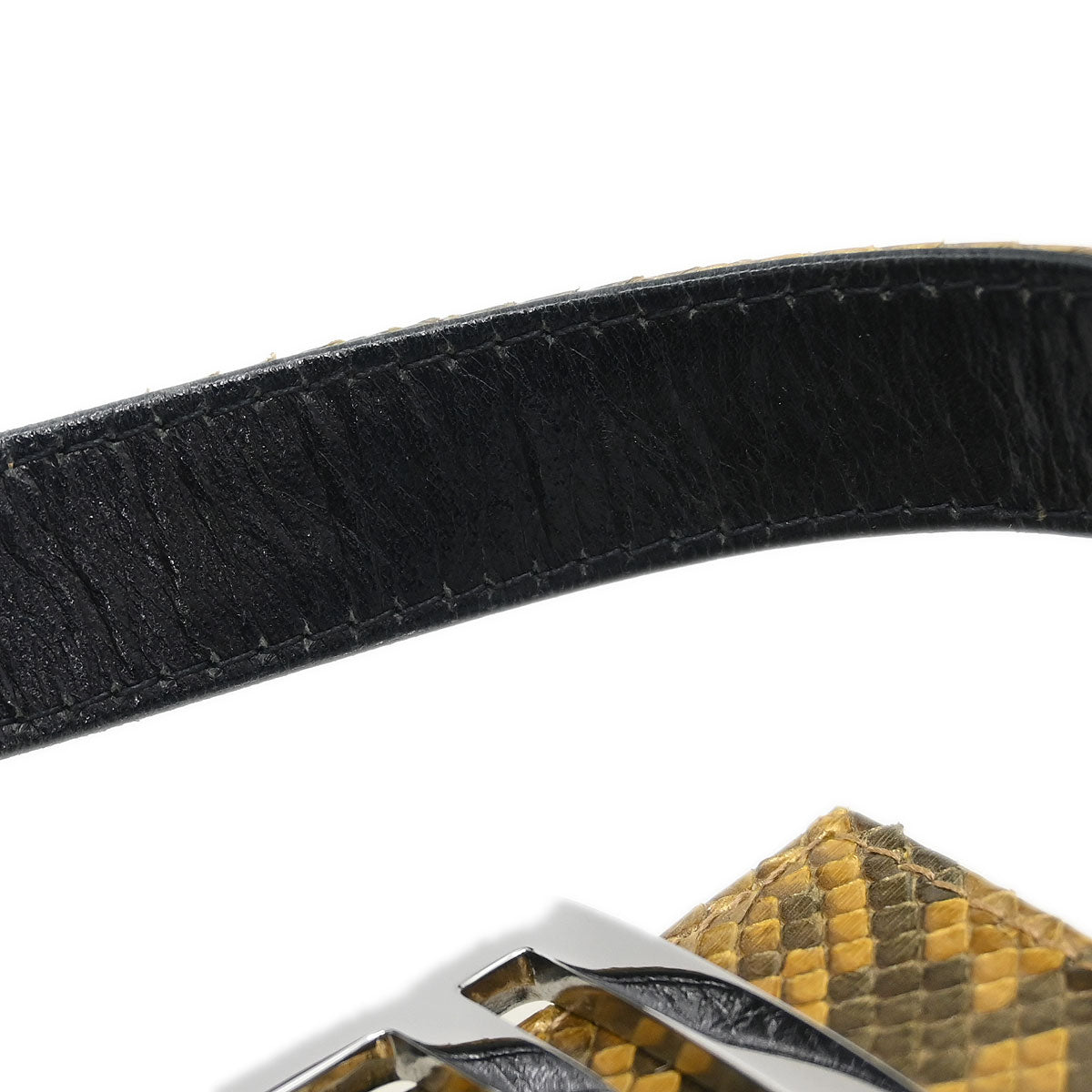 Fendi * Gold Black Sequins Zucca Mamma Baguette