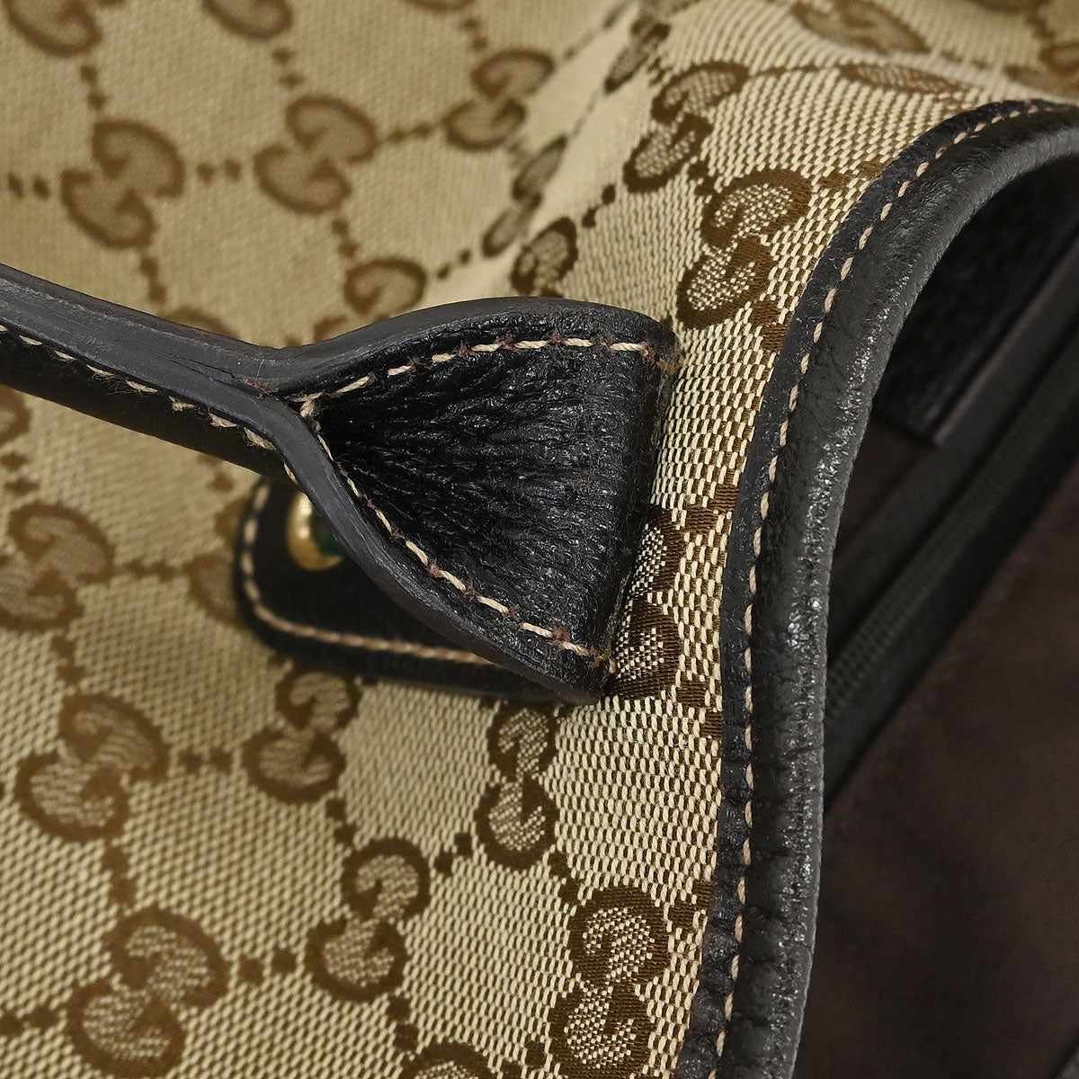 Gucci Brown Sherry GG Tote Bag