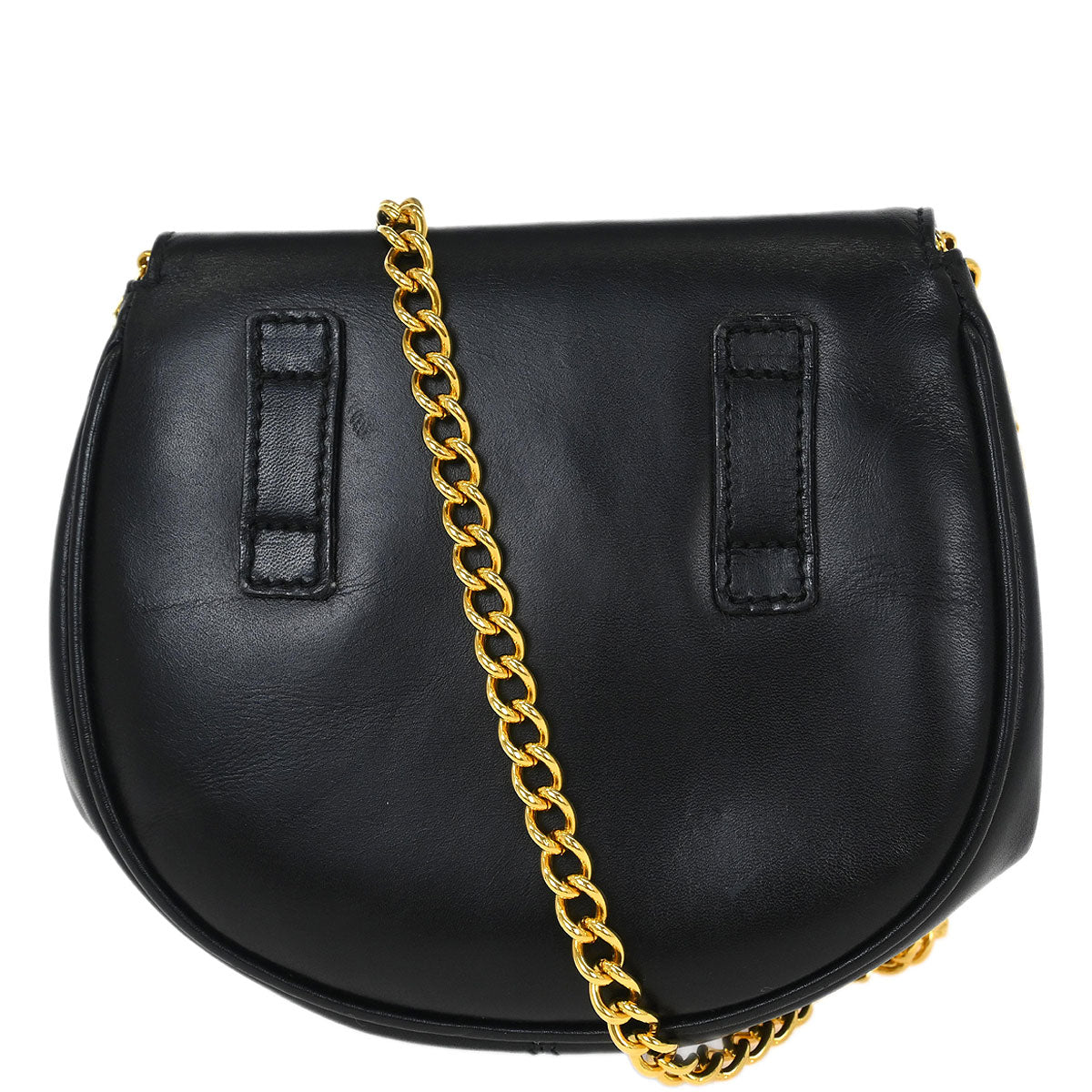 Salvatore Ferragamo Black Gancini Shoulder Bag Bum Bag
