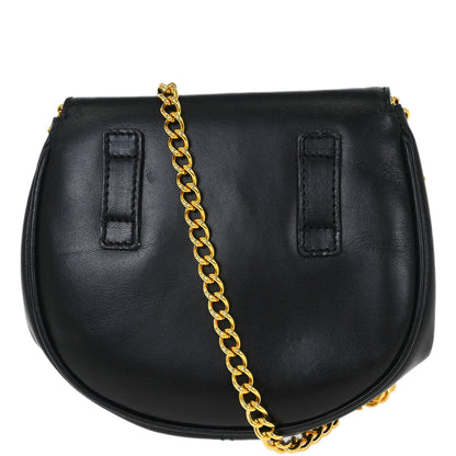 Salvatore Ferragamo Black Gancini Shoulder Bag Bum Bag