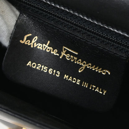 Salvatore Ferragamo Black Gancini Shoulder Bag Bum Bag