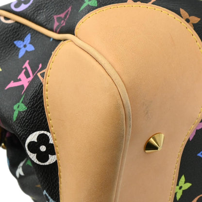 Louis Vuitton Black Multicolor Courtney GM 2way Shoulder Handbag M40261