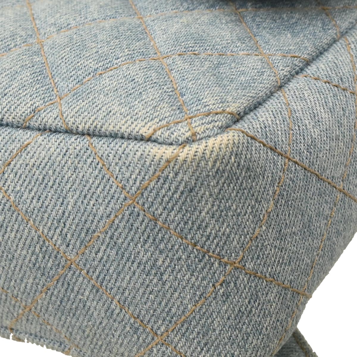 Chanel 1996-1997 Light Blue Denim Backpack