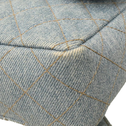 Chanel 1996-1997 Light Blue Denim Backpack