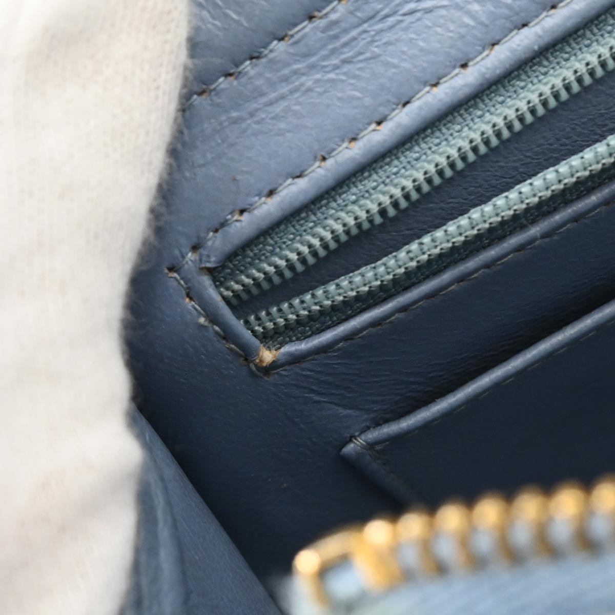 Chanel 1996-1997 Light Blue Denim Backpack