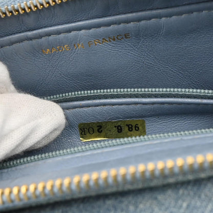 Chanel 1996-1997 Light Blue Denim Backpack