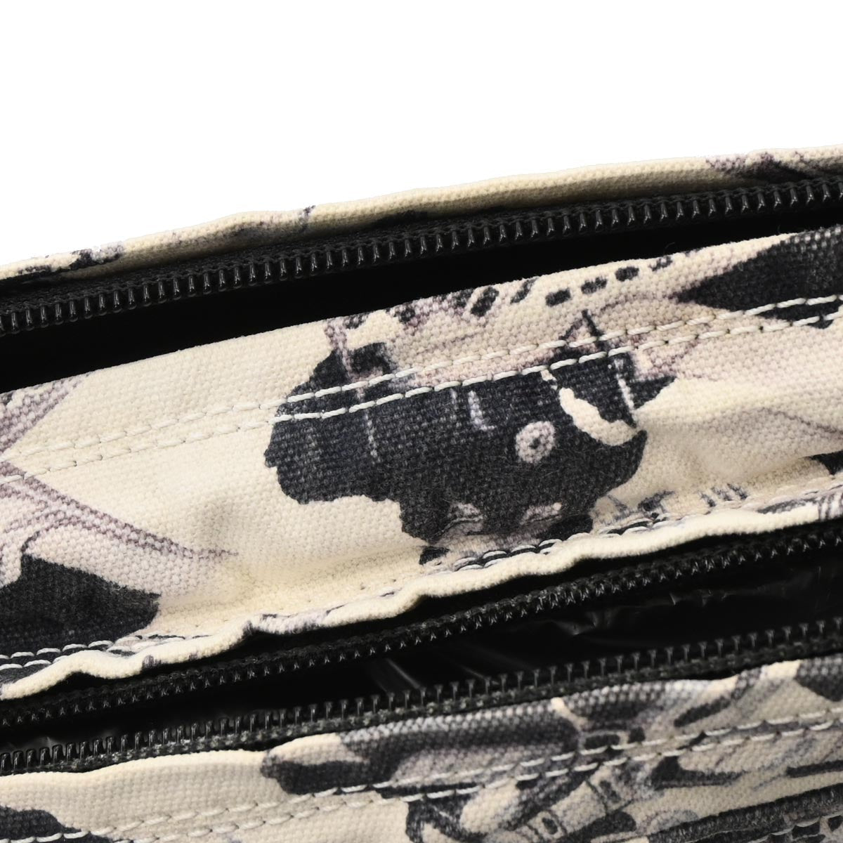 Chanel 2005-2006 White Canvas Airline Shoulder Bag