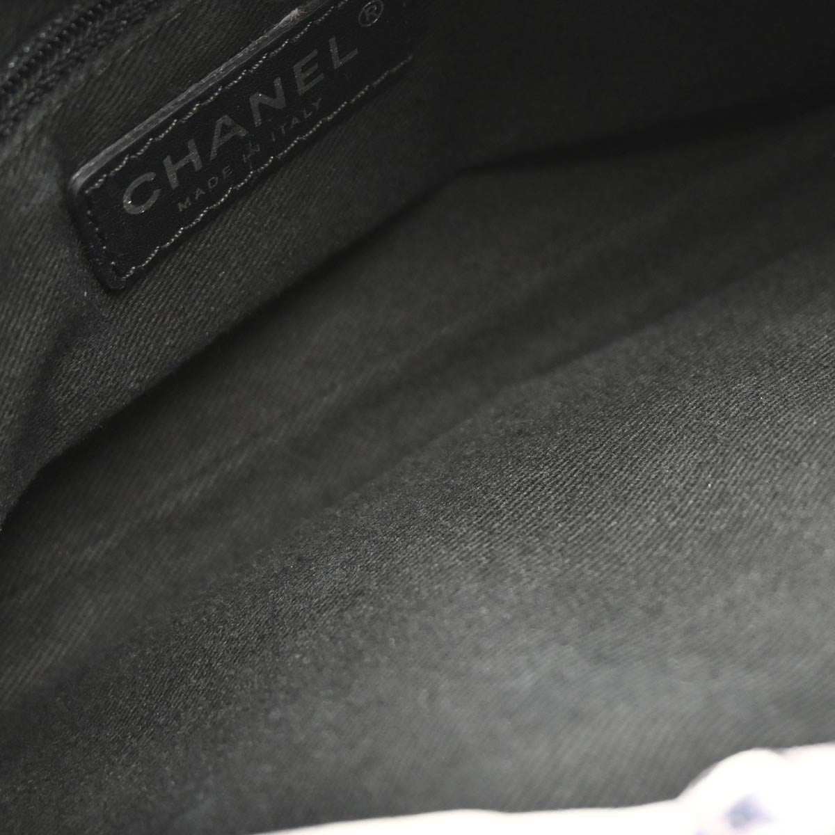 Chanel 2005-2006 White Canvas Airline Shoulder Bag