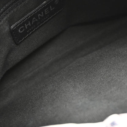 Chanel 2005-2006 White Canvas Airline Shoulder Bag