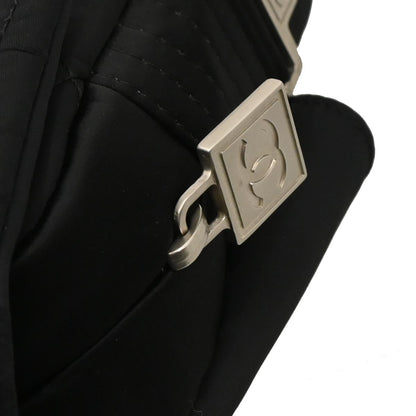 Chanel 2005-2006 Black Satin Sport Line Waist Bum Bag