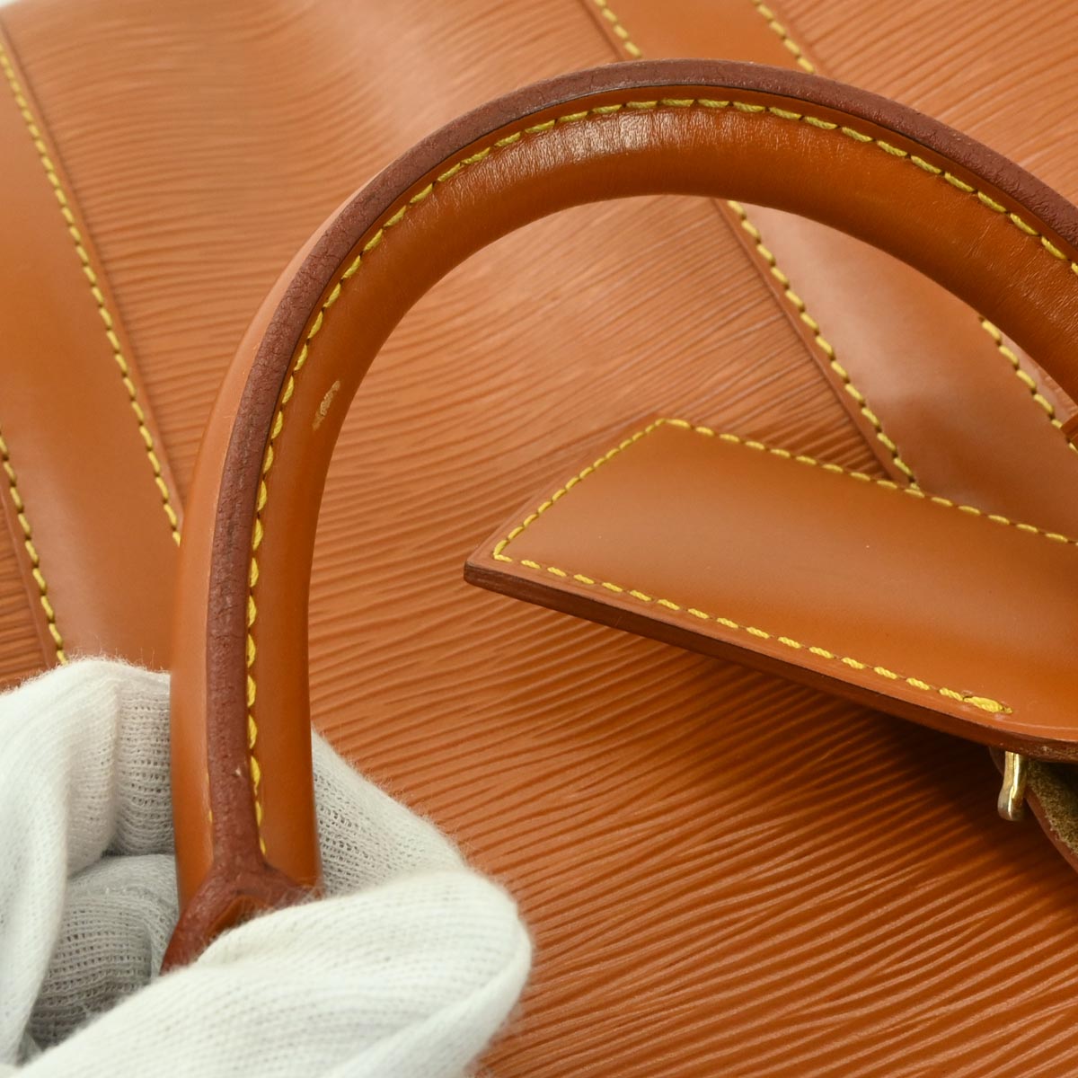 Louis Vuitton Brown Epi Keepall 45 Travel Handbag M42978