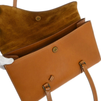 Christian Dior Brown Saddle Shoulder Bag