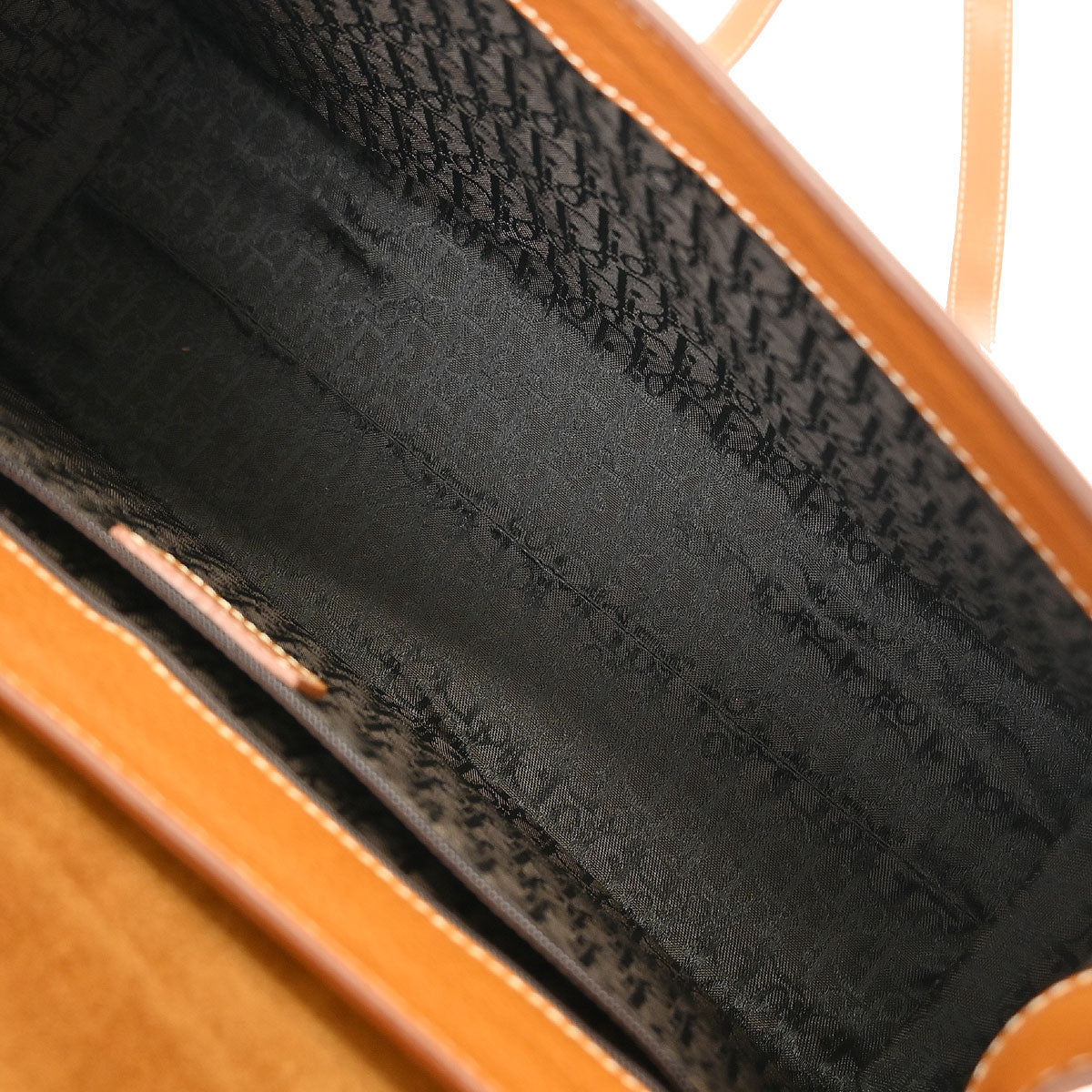 Christian Dior Brown Saddle Shoulder Bag