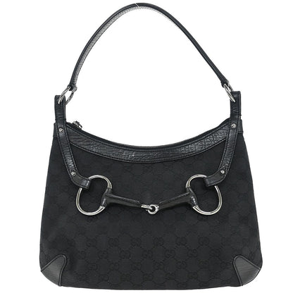 Gucci Black Horsebit Handbag